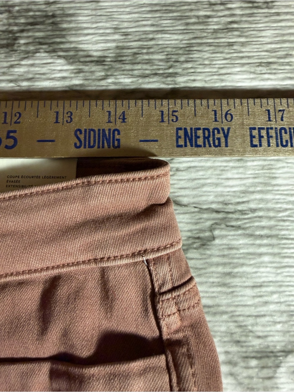 NWT American Eagle Womens Kick Boot Crop Pants 4 Long High-Rise Mauve $49 - Picture 7 of 10